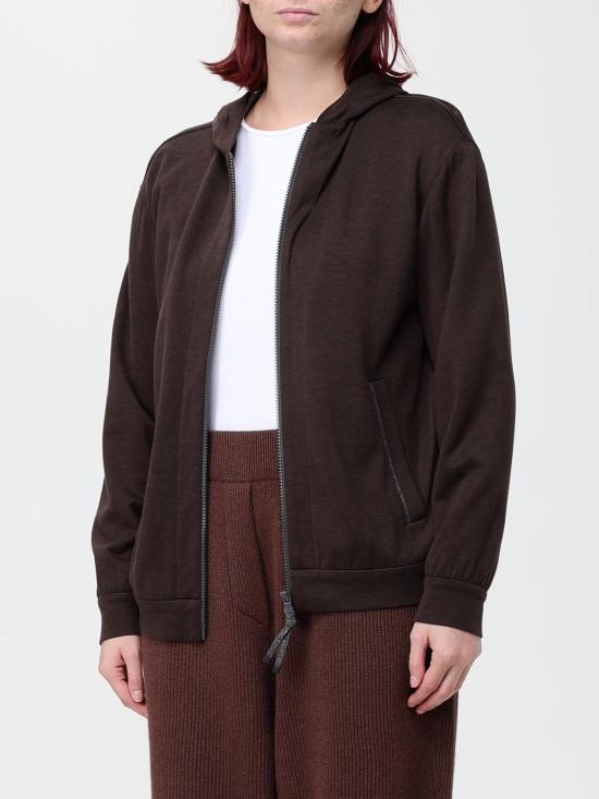 26FW 브루넬로 쿠치넬리 후드 스웨트셔츠 MP828SB806 C8227 Brown - BRUNELLO CUCINELLI