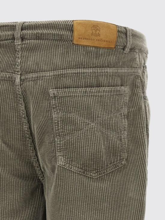 26FW 브루넬로 쿠치넬리 스트레이트 팬츠 M280NF1012 CMX48 Mud - BRUNELLO CUCINELLI