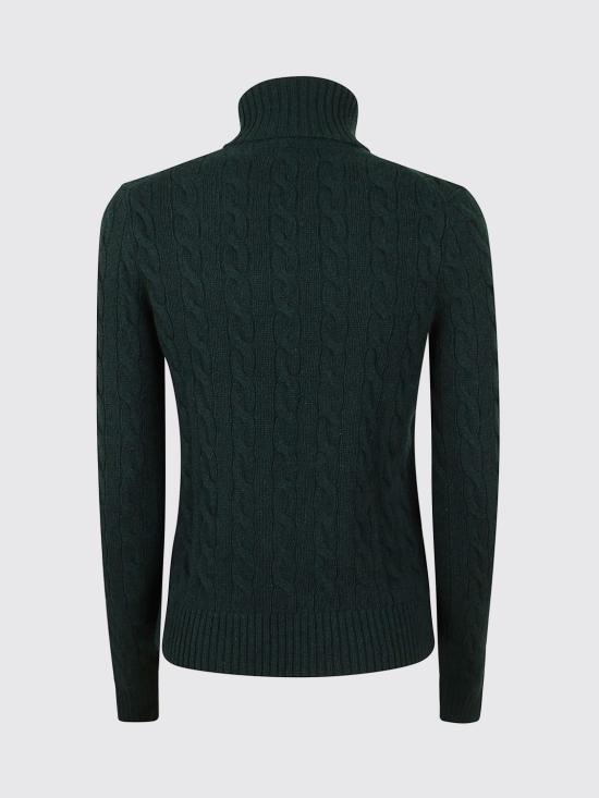 26FW 폴로 랄프로렌 울 캐시미어 케이블 니트 터틀넥 211888686 500 Green - POLO RALPH LAUREN