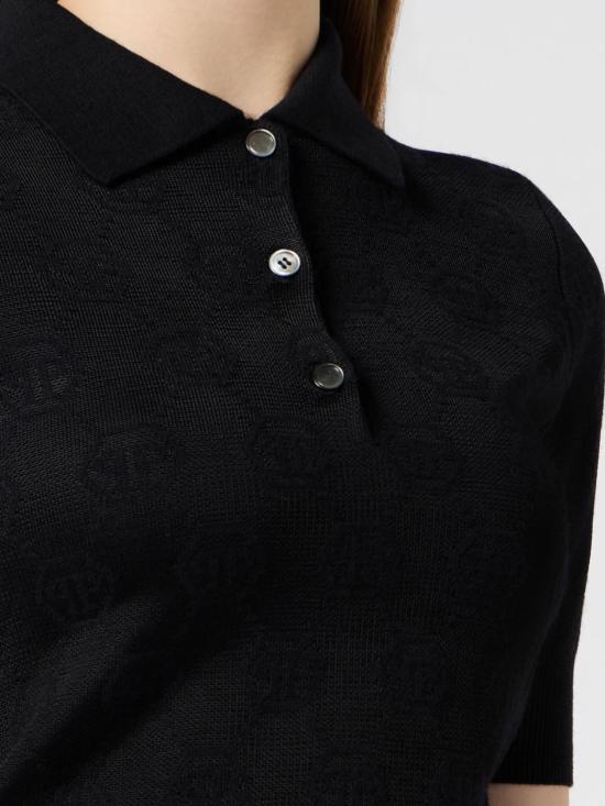 26FW 필립 플레인 폴로 티셔츠 FAFCWKK0325PTE076N 02 Black - PHILIPP PLEIN