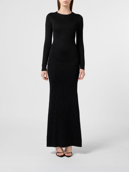 26FW 필립 플레인 롱 원피스 FAFCWKG0459PTE076N 02 Black