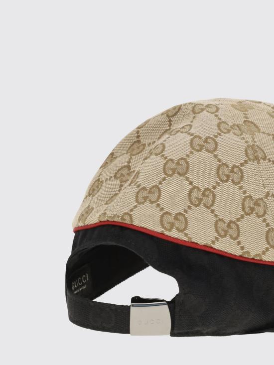 26FW 구찌 GG 코튼 캔버스 베이스볼 캡 GG 코튼 캔버스 베이스볼 캡 A001I24HBLB 9660 Beige - GUCCI
