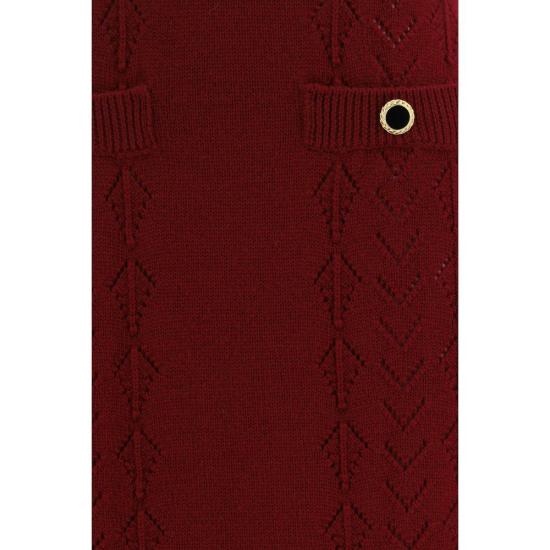 26FW 알레산드라리치 스커트 ALFABX4498K48470527BB BORDEAUX - ALESSANDRA RICH