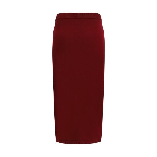 26FW 알레산드라리치 스커트 ALFABX4498K48470527BB BORDEAUX - ALESSANDRA RICH