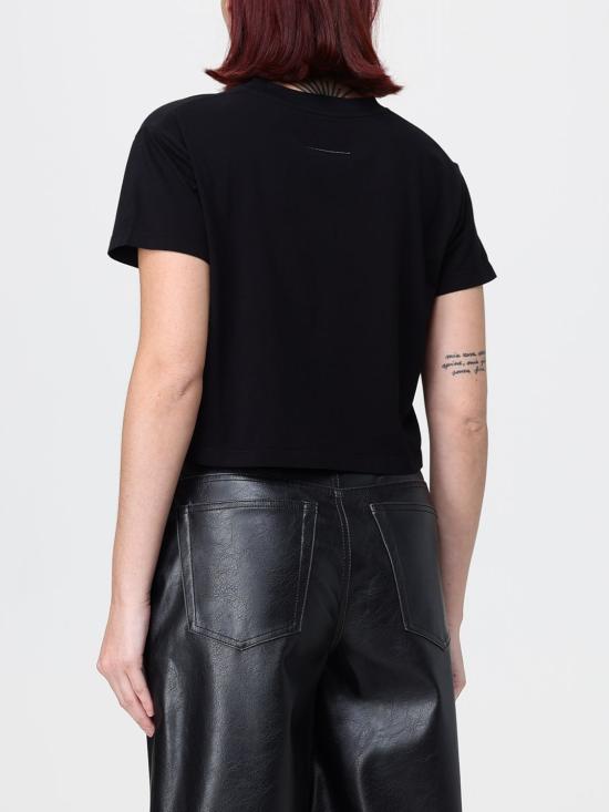 26FW MM6 메종마르지엘라 반팔 티셔츠 S52GC0369M20258 900 Black - MM6 MAISON MARGIELA