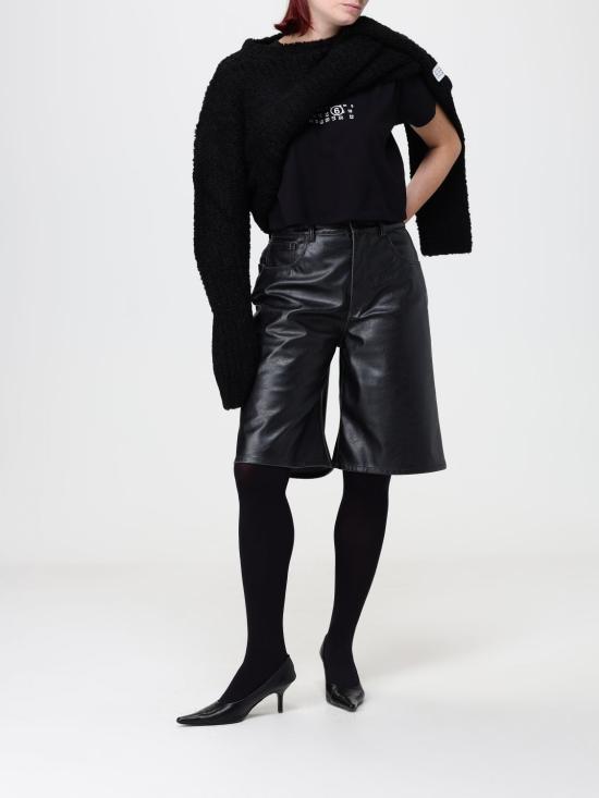 26FW MM6 메종마르지엘라 반팔 티셔츠 S52GC0369M20258 900 Black - MM6 MAISON MARGIELA