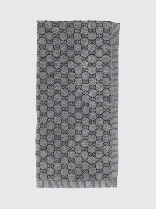 26FW [키즈] 구찌 베이비 GG 울 블랭킷 8353453K206 1261 Grey - GUCCI