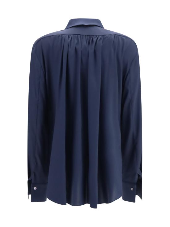 26FW 엘라 셔츠 ASH251CREPE 2 NAVY - ELLA
