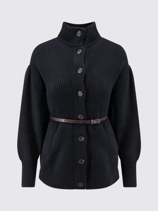 26FW 브루넬로 쿠치넬리 가디건 M16750836 C101 Black - BRUNELLO CUCINELLI