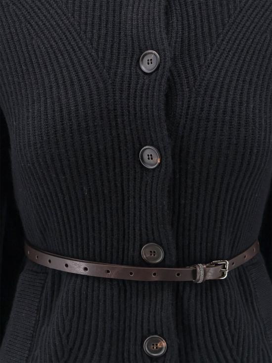 26FW 브루넬로 쿠치넬리 가디건 M16750836 C101 Black - BRUNELLO CUCINELLI
