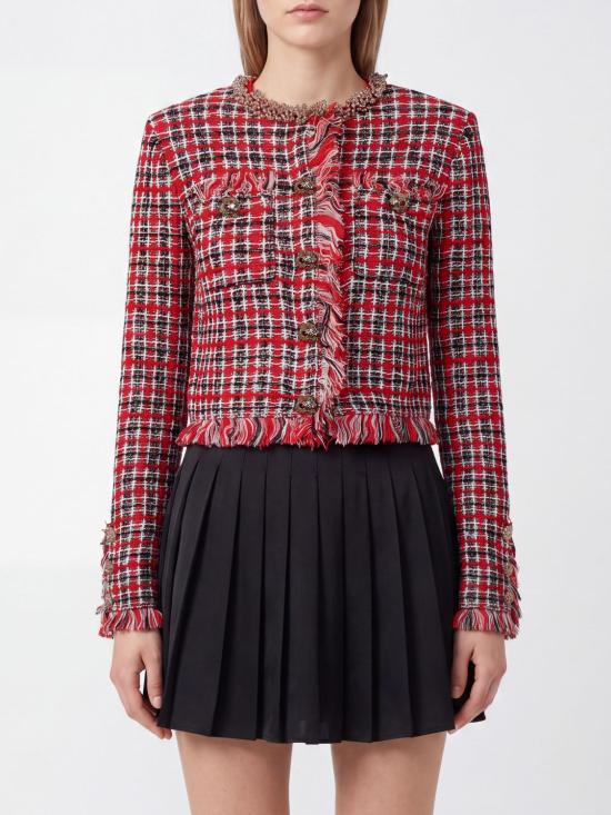 26FW 셀프 포트레이트 자켓 AW26146JR Red