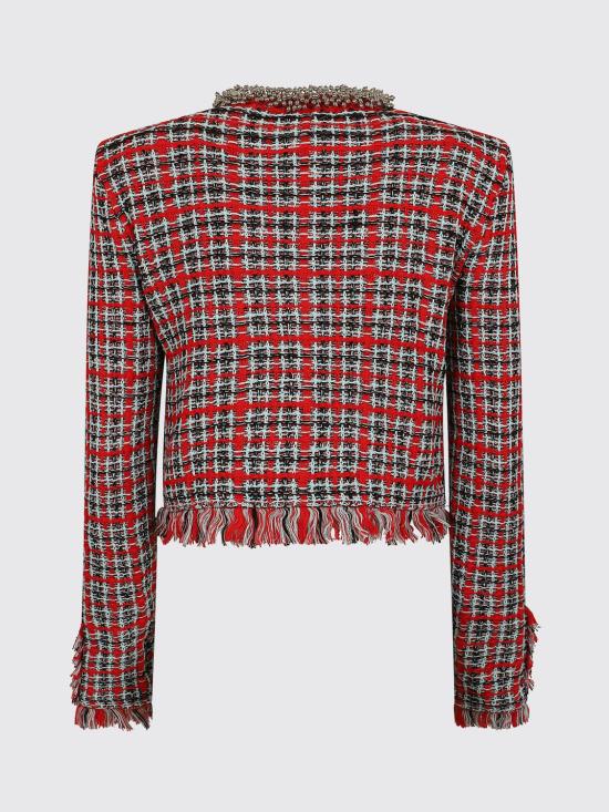 26FW 셀프 포트레이트 자켓 AW26146JR Red - SELF PORTRAIT
