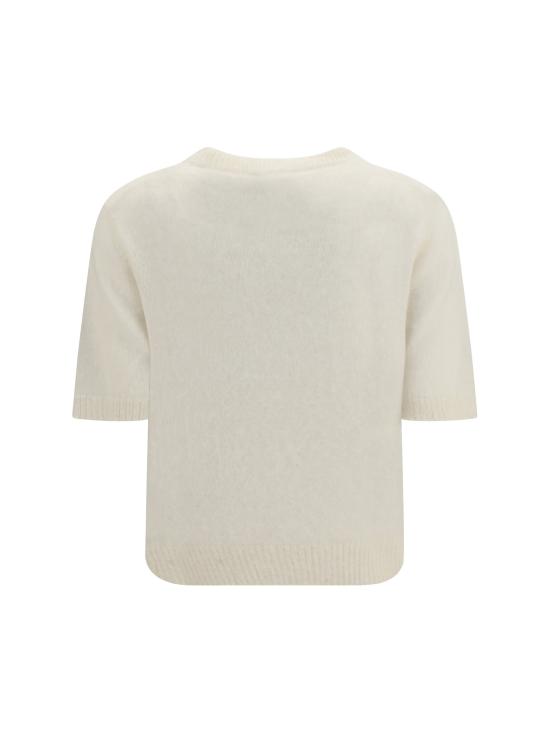 26SS 가니 브러쉬드 알파카 스웨터 A1070093 135 WHITE - GANNI