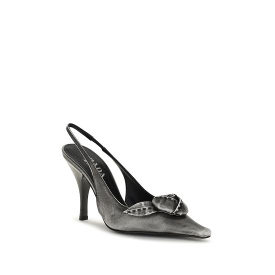 26FW 프라다 힐/펌프스 PR1I713OF095P70F0964BB GREY - PRADA