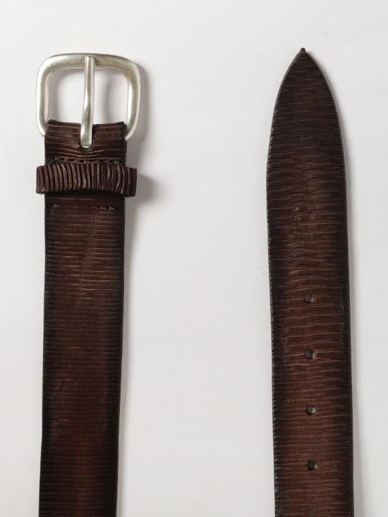 26FW 오르치아니 가죽 벨트 U08433BLA TMORO Brown - ORCIANI