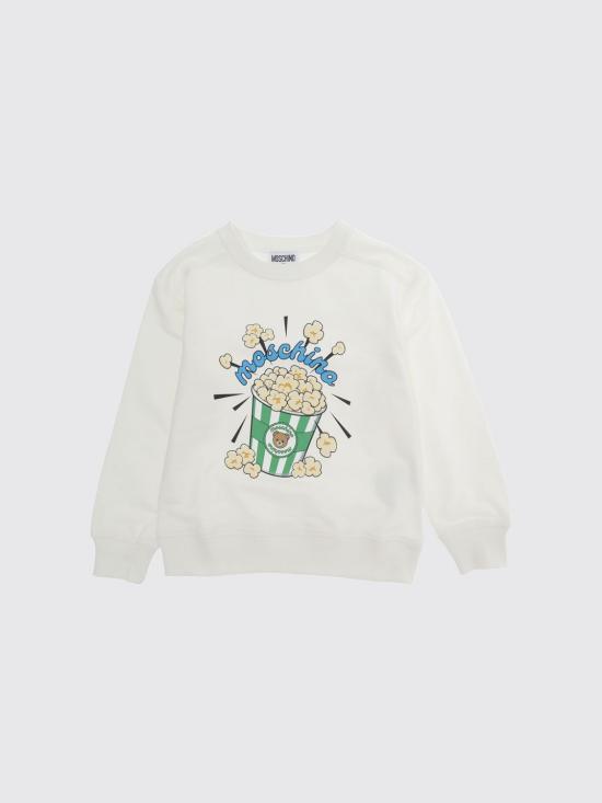 26FW [키즈] 모스키노 풀오버 HNF099LCA94 10063 White