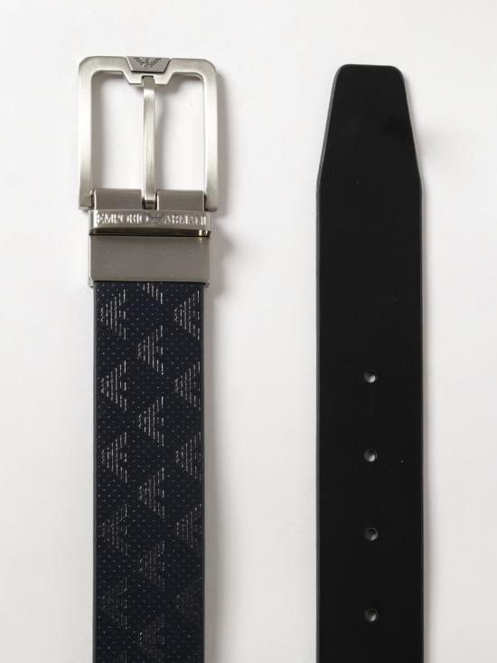 26FW 엠포리오 아르마니 가죽 벨트 Y4S502Y221E 88017 Blue - EMPORIO ARMANI