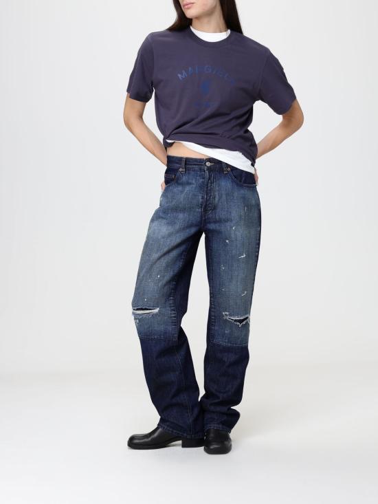 26FW MM6 메종마르지엘라 데님 팬츠 S52LA0277M30055 967 Navy - MM6 MAISON MARGIELA