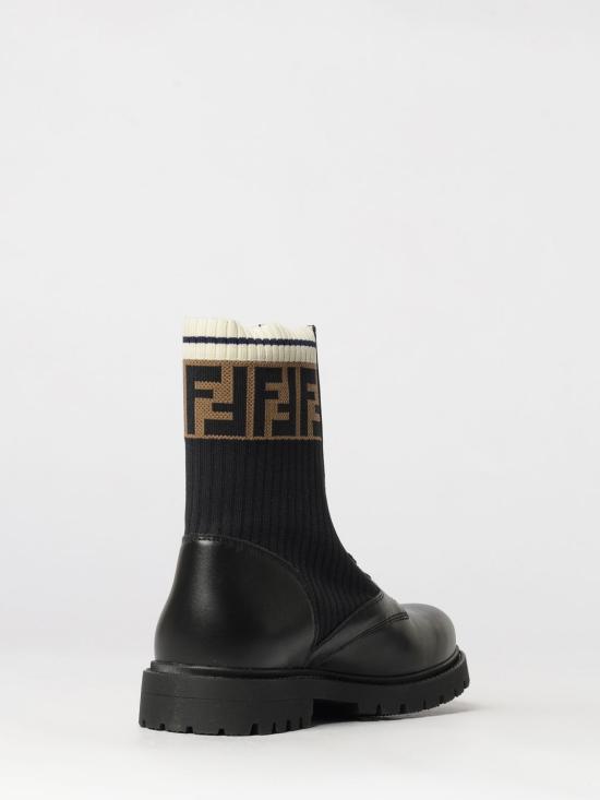 26FW [키즈] 펜디 미들 부츠 JMR329A8CU F17SD Black - FENDI