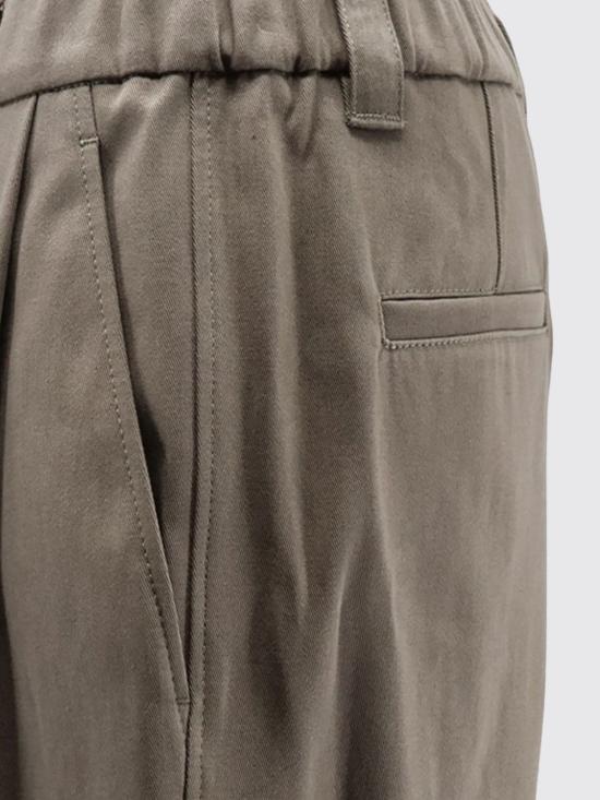 26FW 브루넬로 쿠치넬리 스트레이트 팬츠 MB156P9309 C983 Green - BRUNELLO CUCINELLI