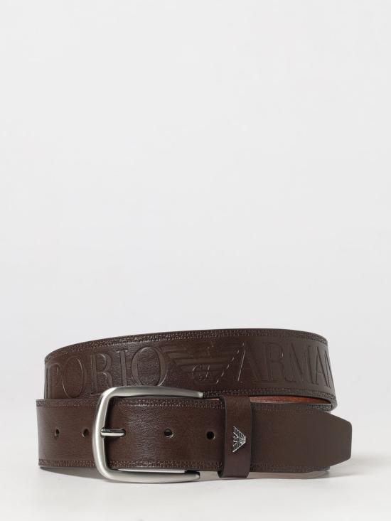 26FW 엠포리오 아르마니 가죽 벨트 EM007190AF29179 U6027 Brown