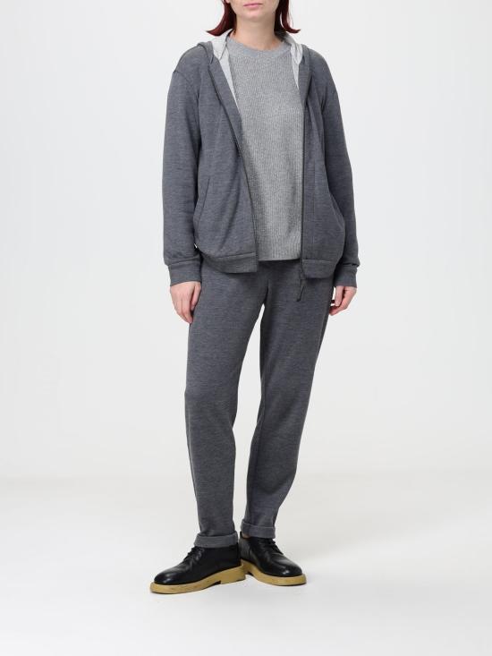 26FW 브루넬로 쿠치넬리 후드 스웨트셔츠 MP828SB806 C572 Grey - BRUNELLO CUCINELLI