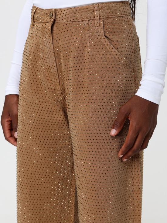 26FW 엘리자베타프랜치 스트레이트 팬츠 PJ16D66E2 AI6 Brown - ELISABETTA FRANCHI