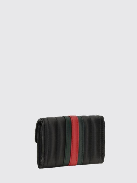 26FW 구찌 젯셋 GG 마몽 바이폴드 카드 케이스 A006X3AAHA4 1068 Black - GUCCI