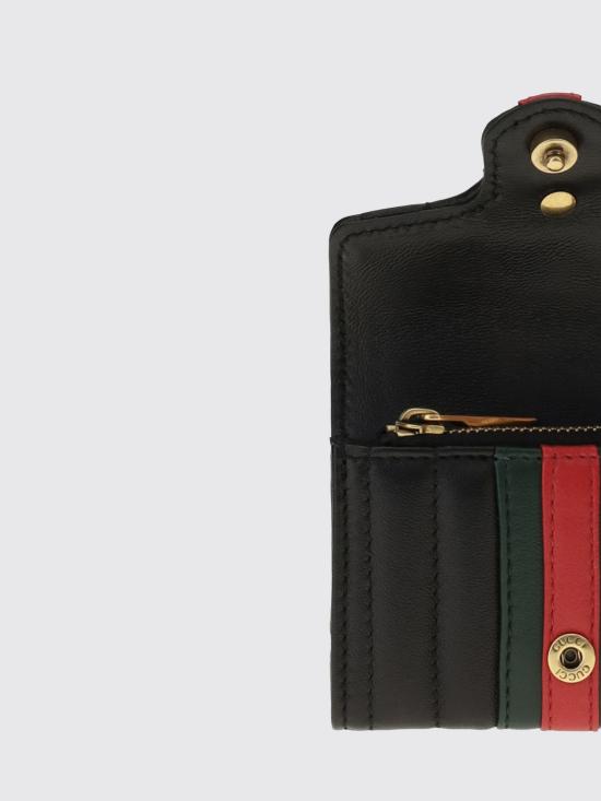 26FW 구찌 젯셋 GG 마몽 바이폴드 카드 케이스 A006X3AAHA4 1068 Black - GUCCI