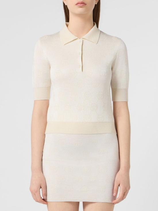 26FW 필립 플레인 폴로 티셔츠 FAFCWKK0325PTE076N 01OF White