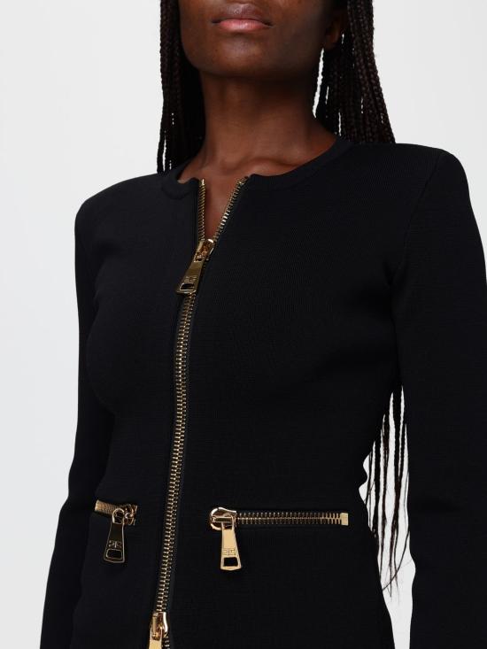 26FW 엘리자베타프랜치 스웨터 MK68B66E2 110 Black - ELISABETTA FRANCHI