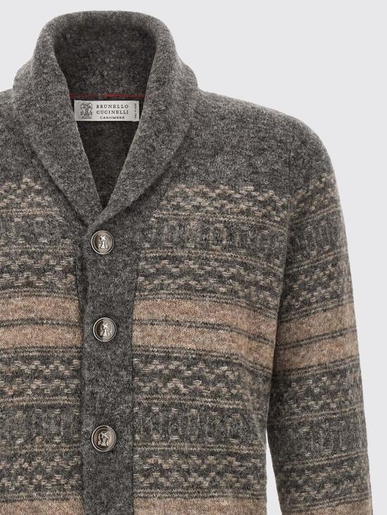 26FW 브루넬로 쿠치넬리 가디건 MTF710006 CTR58 Grey - BRUNELLO CUCINELLI