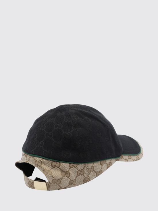 26FW 구찌 GG 코튼 캔버스 베이스볼 캡 GG 코튼 캔버스 베이스볼 캡 A001I24HBK3 1079 Black - GUCCI