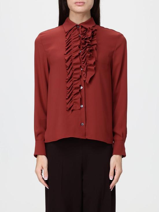 26FW 리비아나 콘티 블라우스 L6WT08 D880 Brick Red