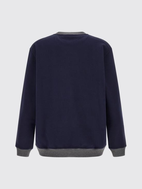 26FW 브루넬로 쿠치넬리 긴팔 티셔츠 MM8263390G CP160 Navy - BRUNELLO CUCINELLI