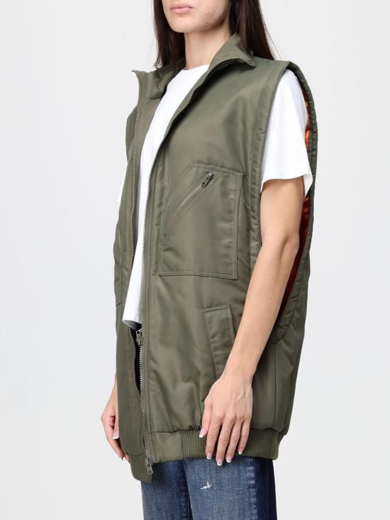 26FW MM6 메종마르지엘라 베스트 S52FB0109S53984 728 Kaki - MM6 MAISON MARGIELA