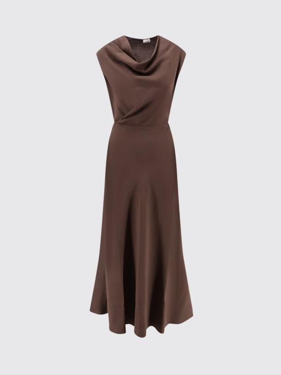 26FW 브루넬로 쿠치넬리 롱 원피스 MG542AB4F1 C8705 Cocoa - BRUNELLO CUCINELLI