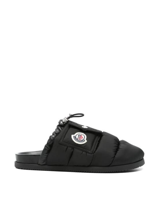 26FW 몽클레어 몬 포켓 패딩 레더 뮬 K109B4M00040M5080999 BLACK - MONCLER