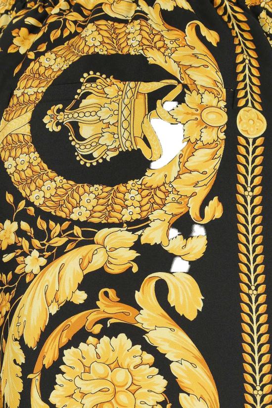 26FW 베르사체 숏팬츠 10024761A03044 5B000 BLACK - VERSACE