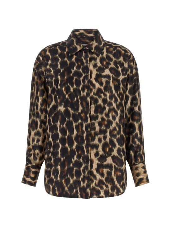 26FW 알베르토비아니 블라우스 MM854 SE320567 LEOPARD PRINT