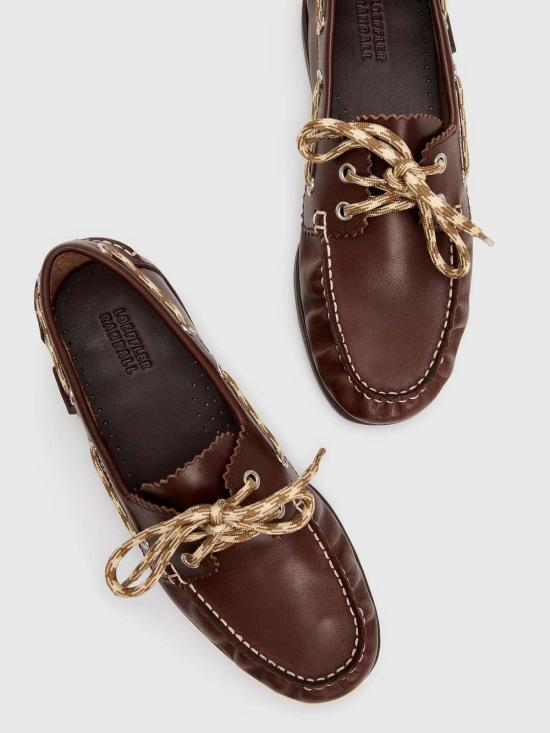  로플러랜달 로퍼 로플러 랜달 프랑코 가죽 보트 - LOEFFLER RANDALL