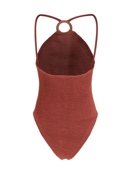 26SS 훈자 지 비치웨어 SJASMINETX METALLICRO RED - HUNZA G