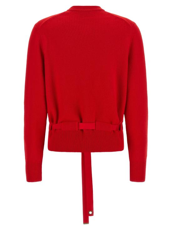 26FW 살바토레 페라가모 가디건 FE342418BM RED - SALVATORE FERRAGAMO