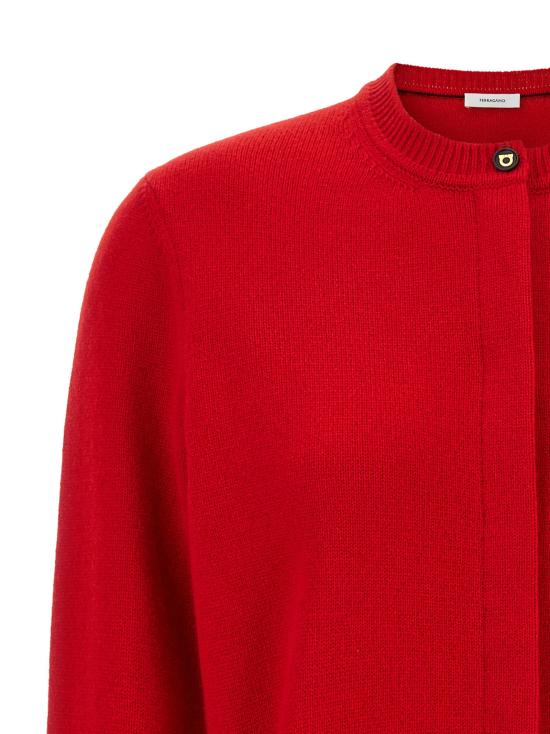 26FW 살바토레 페라가모 가디건 FE342418BM RED - SALVATORE FERRAGAMO