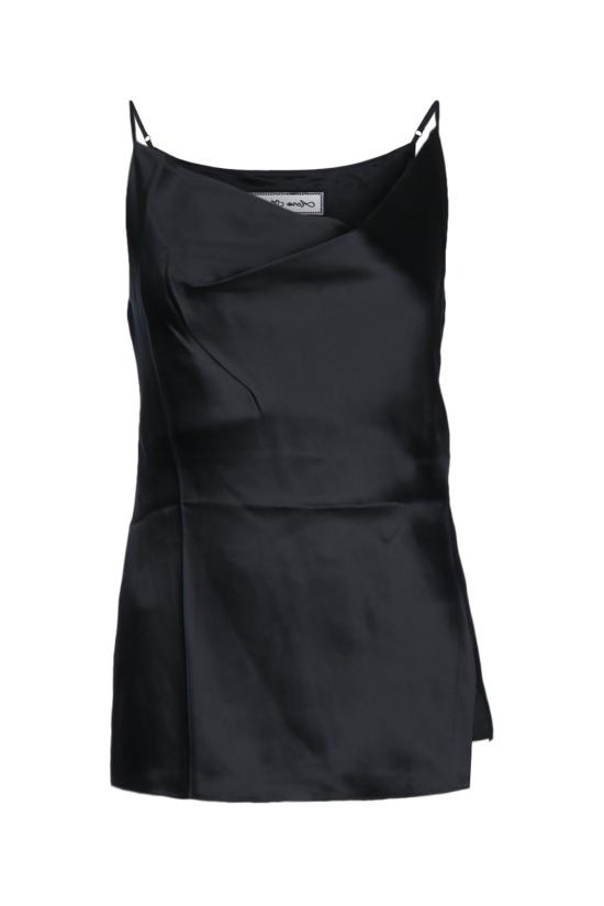 26FW 아크네 스튜디오 민소매 티셔츠 AB0016 900 BLACK