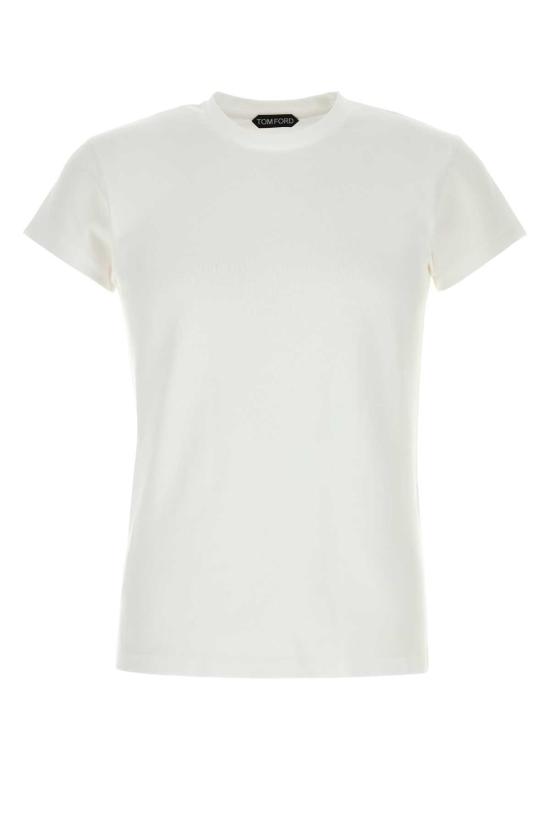 26FW 톰포드 반팔 티셔츠 JCS033JMC080 WAA White