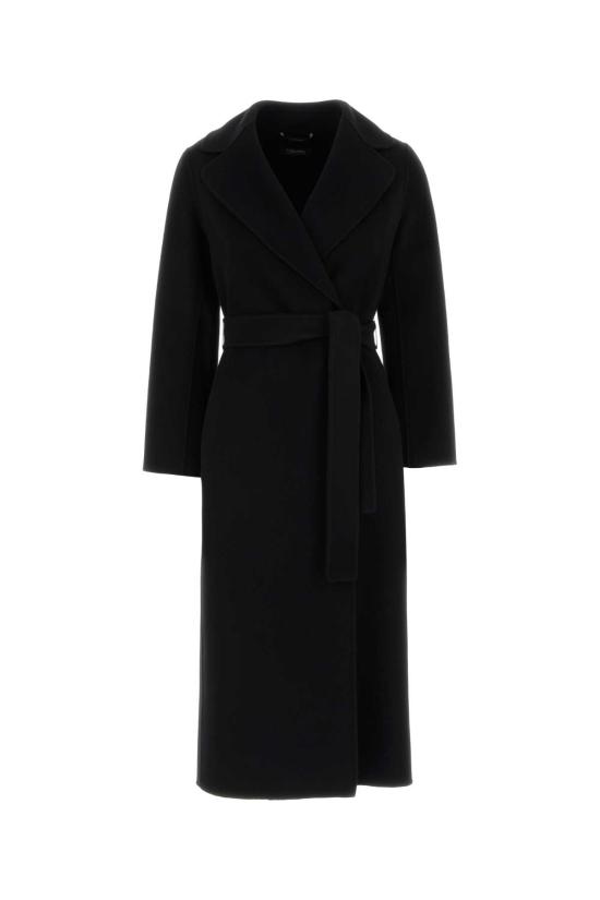 26FW 에스막스마라 카포토 코트 2629016073600 013 Black