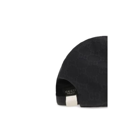 26FW 구찌 GG 엠보스 저지 베이스볼 캡 GU8757443HBMF1000BB BLACK - GUCCI