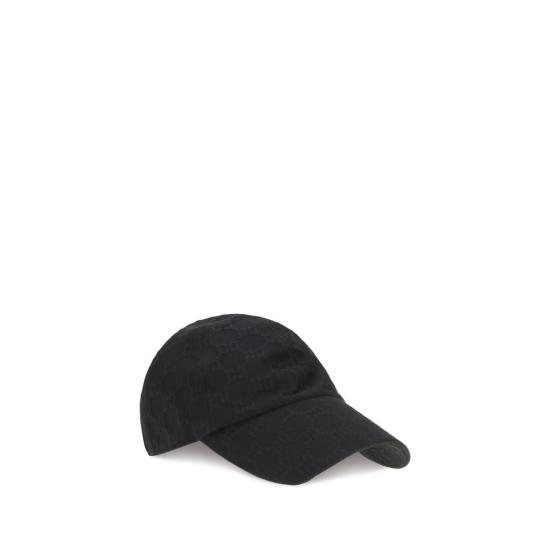 26FW 구찌 GG 엠보스 저지 베이스볼 캡 GU8757443HBMF1000BB BLACK - GUCCI