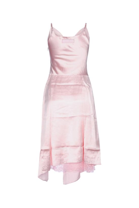 26FW 아크네 스튜디오 샤이니 새틴 슬립 드레스 A20963 AD4 PINK - ACNE STUDIOS